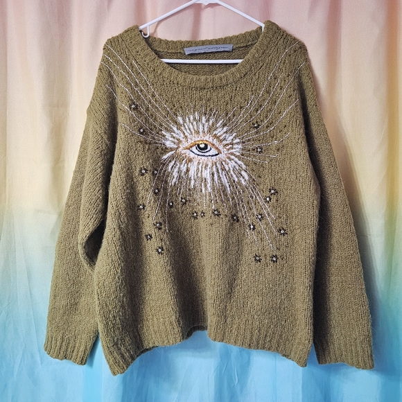 Raquel Allegra Diana Pullover In Leaf Size 3 (XL) - Picture 4 of 12